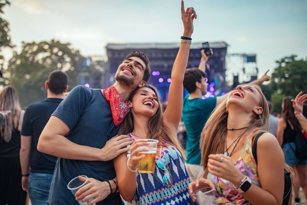 Ragazzi a Ippodromo delle Capannelle Rock in Roma festival