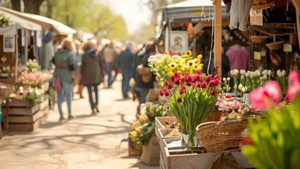 fiere sagre emilia romagna bancarella fiori