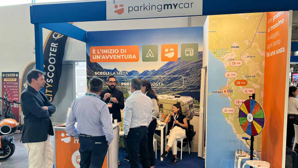 Stand ParkingMyCar al Salone del Camper 2024