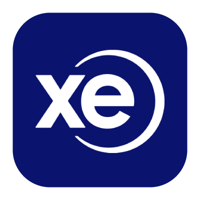 Logo XE currency - applicazioni per viaggiare